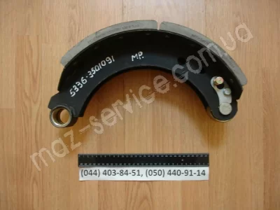 5336-3501091 Колодка тормозная МАЗ левая 160мм д-420 мм