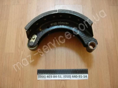 93301-3501091 Колодка тормозная П левая ширина 200 мм