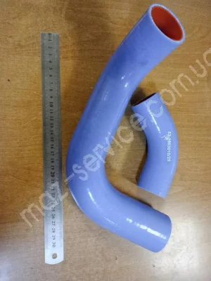 53-1303000 Патрубок радиатора ГАЗ 53 (комплект 2 шт) сілікон